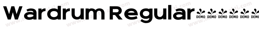 Wardrum Regular字体转换